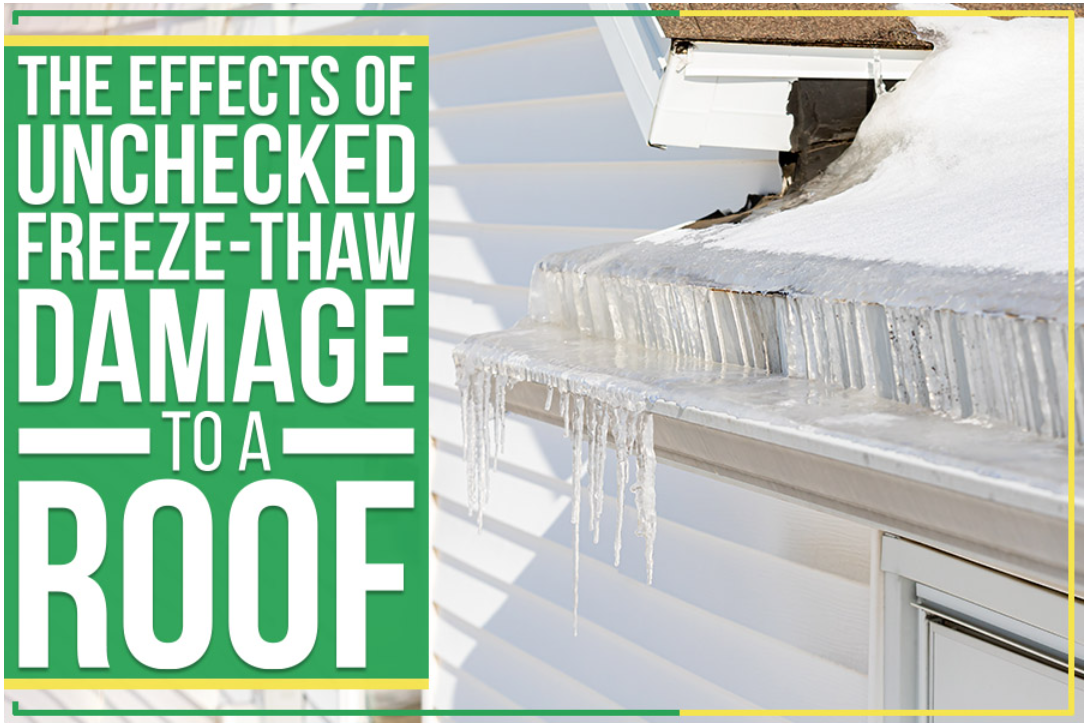 The Effects Of Unchecked Freeze-Thaw Damage To A Roof